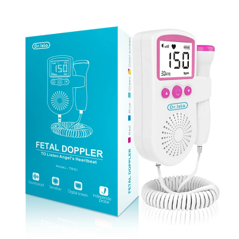 Dr.isla Baby Doppler - Hartslagmonitor Roze