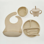 Complete 6-Delige Babyservies Set Kleur Beige