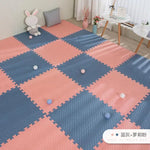 Speelmat Met Puzzelstukjes Voor Kinderen roze blauw