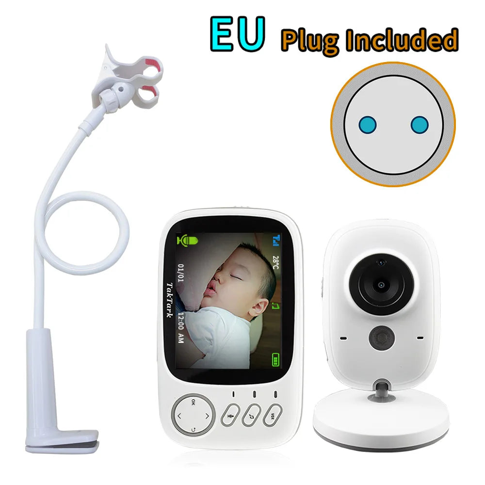 TakTark Babyfoon Met Infrarood Camera En Draadloos Scherm Met EU Stekker BM603EU incl. 1 houder