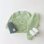 Mickey Mouse Trainingspakje Kleur Groen