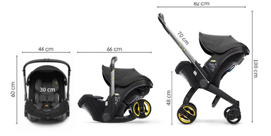 Multifunctionele Autostoel en Wandelwagen Afmetingen