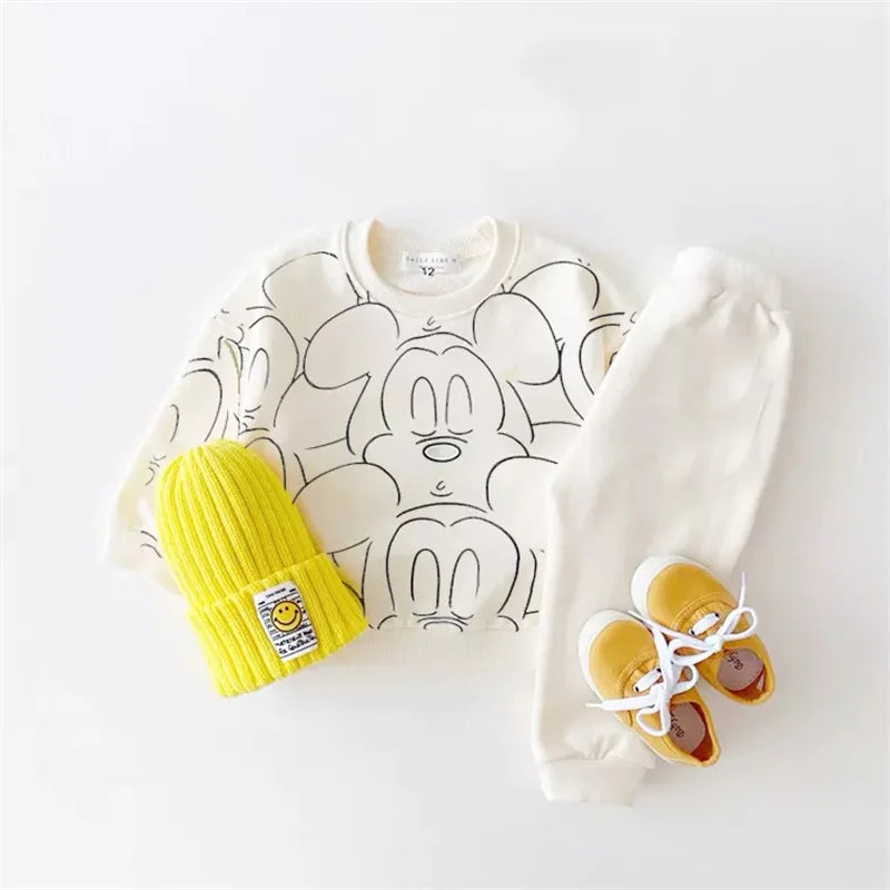 Mickey Mouse Trainingspakje Kleur Wit