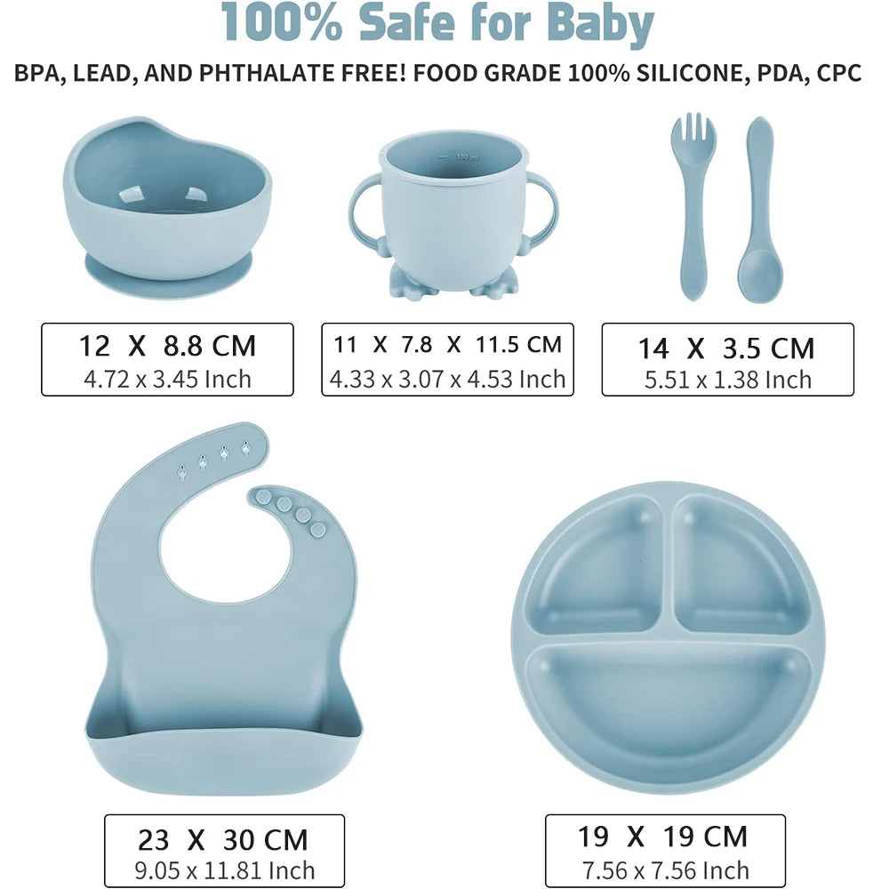 Complete 6-Delige Babyservies Set Afmetingen