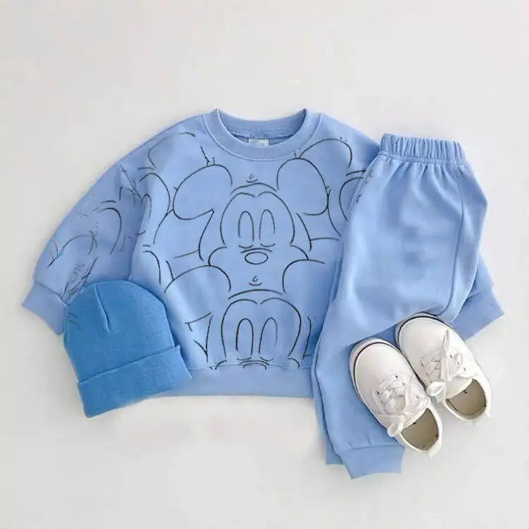 Mickey Mouse Trainingspakje Kleur Blauw