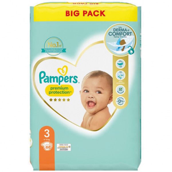 Pampers Premium Protection Midi - Maat 3 - 68 luiers Pampers Premium Protection